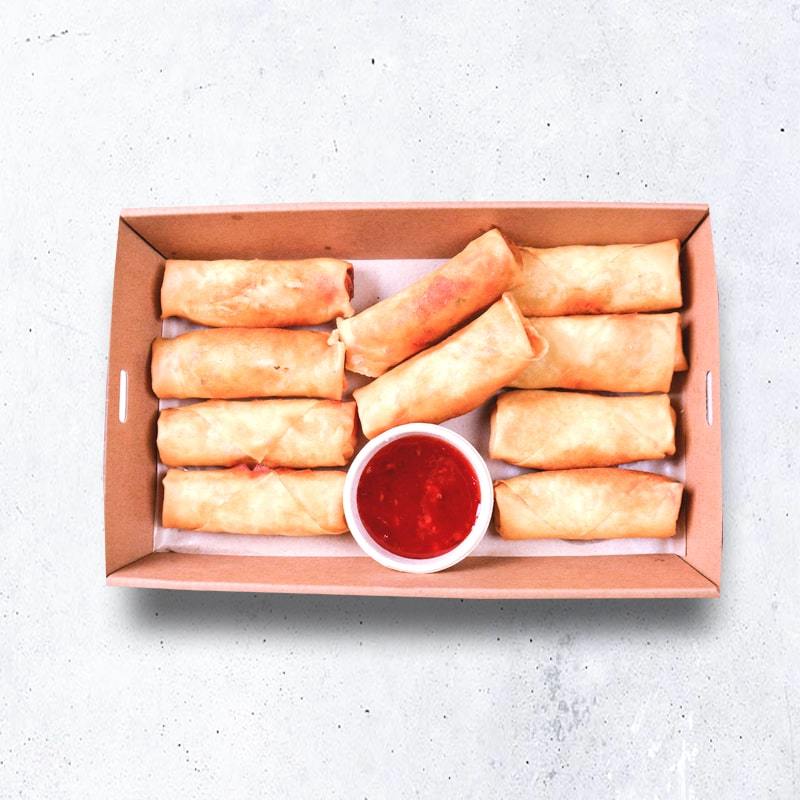 CM VEGETARIAN SPRING ROLLS (10 pieces)